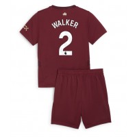 Maglie da calcio Manchester City Kyle Walker #2 Terza Maglia Bambino 2024-25 Manica Corta (+ Pantaloni corti)